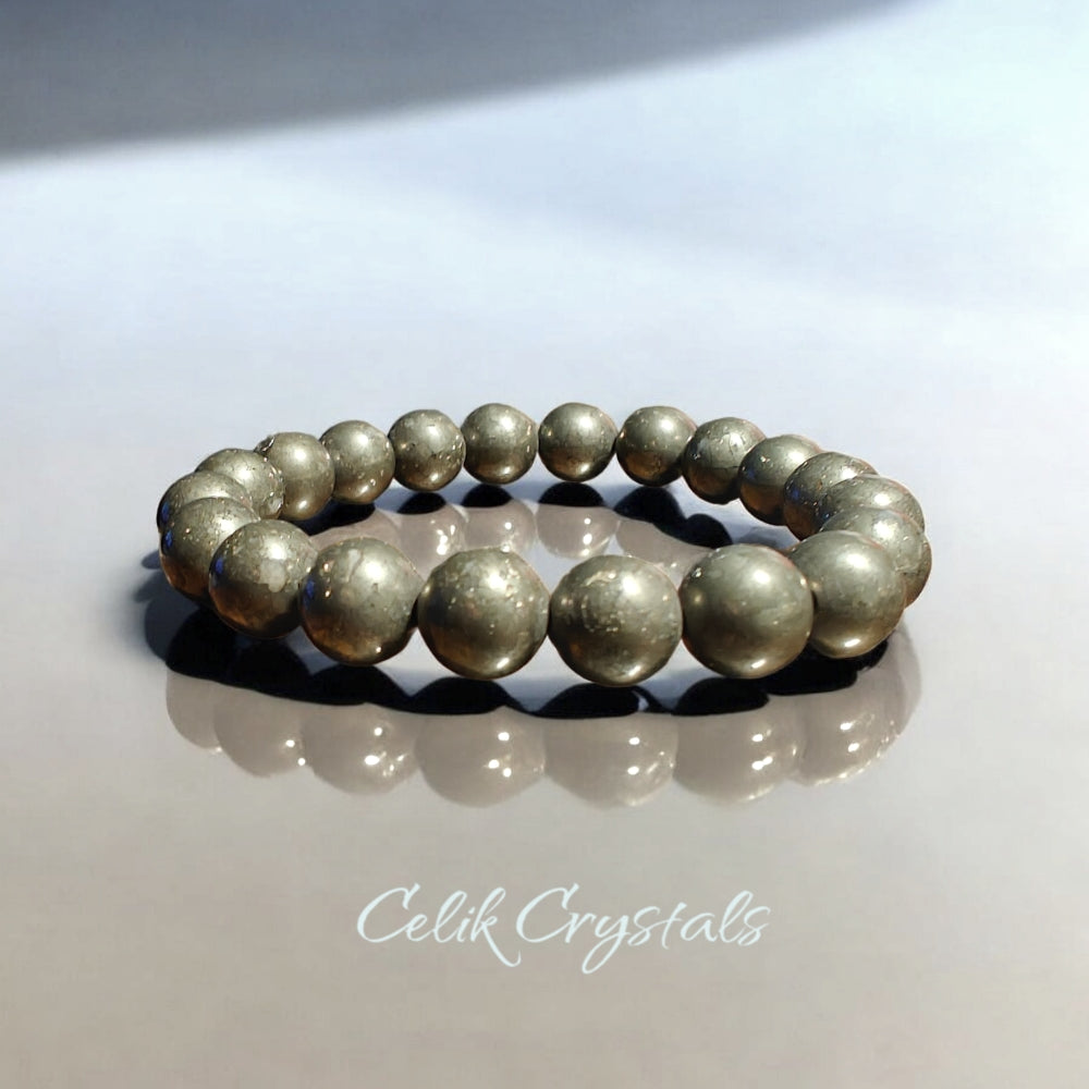 Pyrite Bracelet Unisex Design