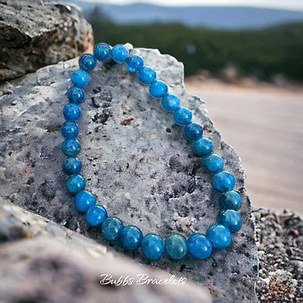 Apatite Bracelet Rare Beads Unisex