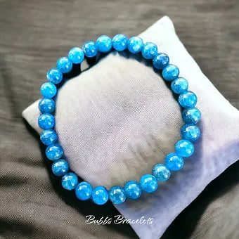 Apatite Bracelet Rare Beads Unisex