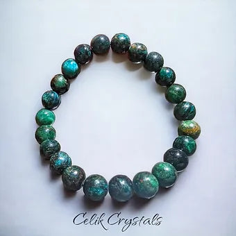 Green Emerald Stone Bracelet Unisex