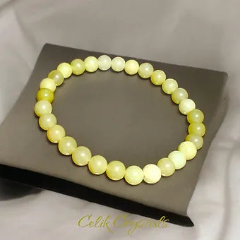 Lemon / Yellow Jade Bracelet 6mm, 8mm, 10mm