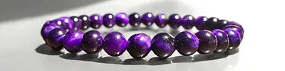 Purple Tiger Eye Bracelet Unisex