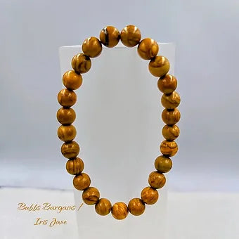 Wood Bracelet - 8mm Beads - Unisex