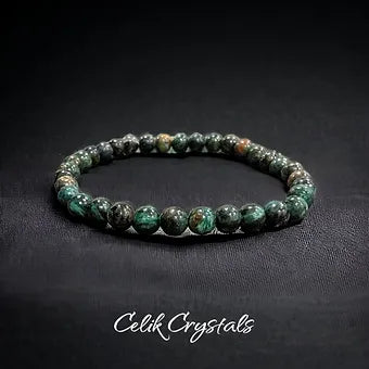 Green Emerald Stone Bracelet Unisex