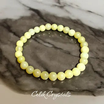 Lemon / Yellow Jade Bracelet 6mm, 8mm, 10mm