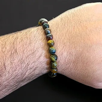 Tri-Color Tiger Eye Bracelet Unisex