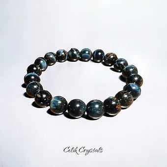 AAA Quality Blue Tiger Eye Bracelet 10mm