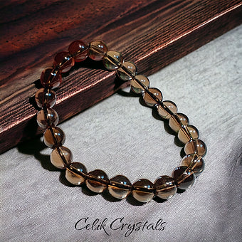 Smoky Quartz Bracelet 8mm Unisex