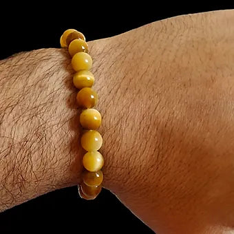 Golden Tiger Eye Bracelet Unisex 8mm