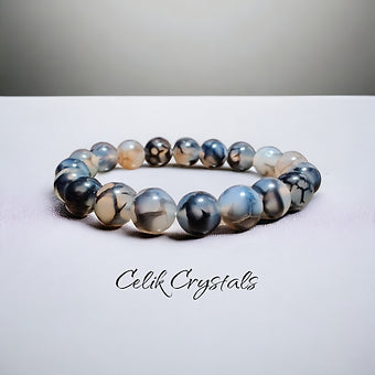 Dragon Vein Agate Bracelet  - Unisex