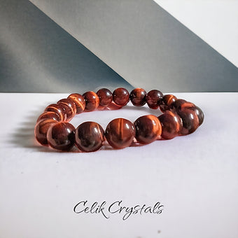 Red Tiger Eye Bracelet Unisex