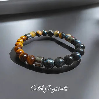 Tiger Eye Bracelet - 8mm Unisex