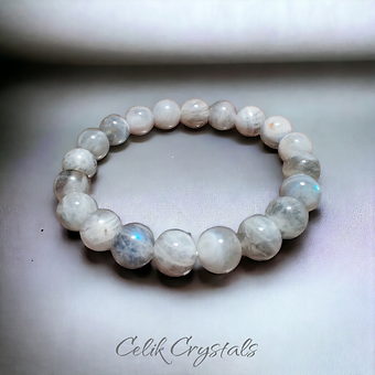 Labradorite Bracelet - Gray Color Unisex