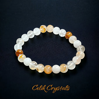 Yellow Hematoid Quartz Bracelet (Golden Healer)