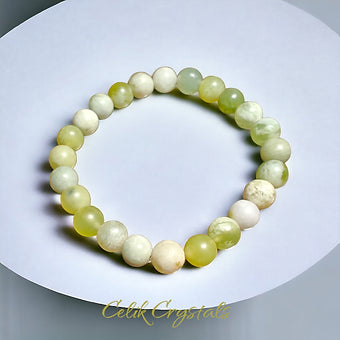 Serpentine Stone Bracelet 8mm Unisex