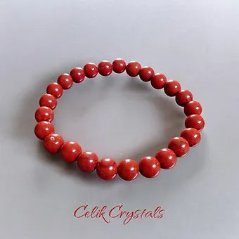 Red Jasper Bracelet 8mm Unisex