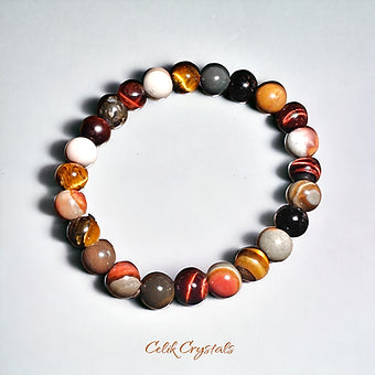 Tiger Eye & Jasper Bracelet 8mm Unisex