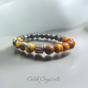 Tiger Eye Bracelet - 8mm Unisex