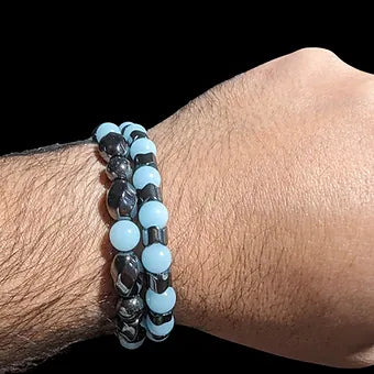 Men's Glow 2 Piece Bracelet Stack