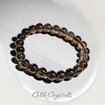 Smoky Quartz Bracelet 8mm Unisex