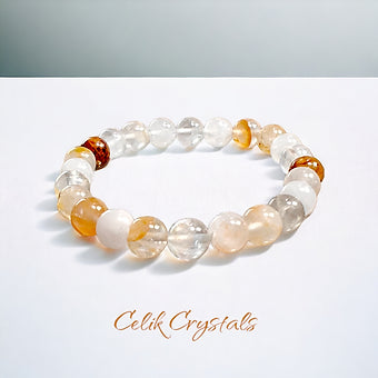 Yellow Hematoid Quartz Bracelet (Golden Healer)