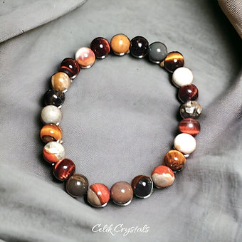 Tiger Eye & Jasper Bracelet 8mm Unisex