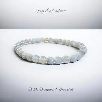 Labradorite Bracelet - Gray Color Unisex