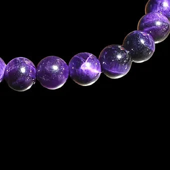 Purple Tiger Eye Bracelet Unisex