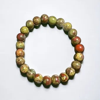 Dragon Blood Jasper Natural Bracelet  Unisex Crystal