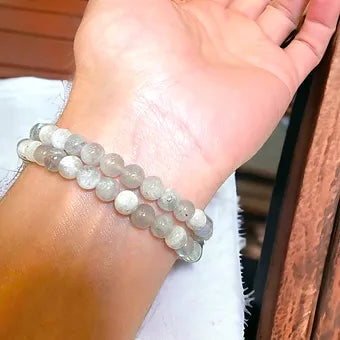 Labradorite Bracelet - Gray Color Unisex