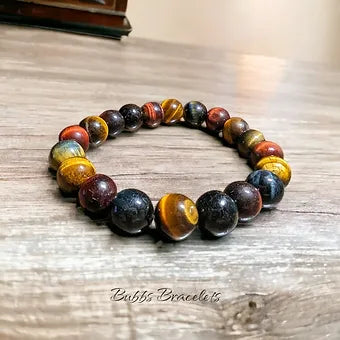 Tri-Color Tiger Eye Bracelet Unisex