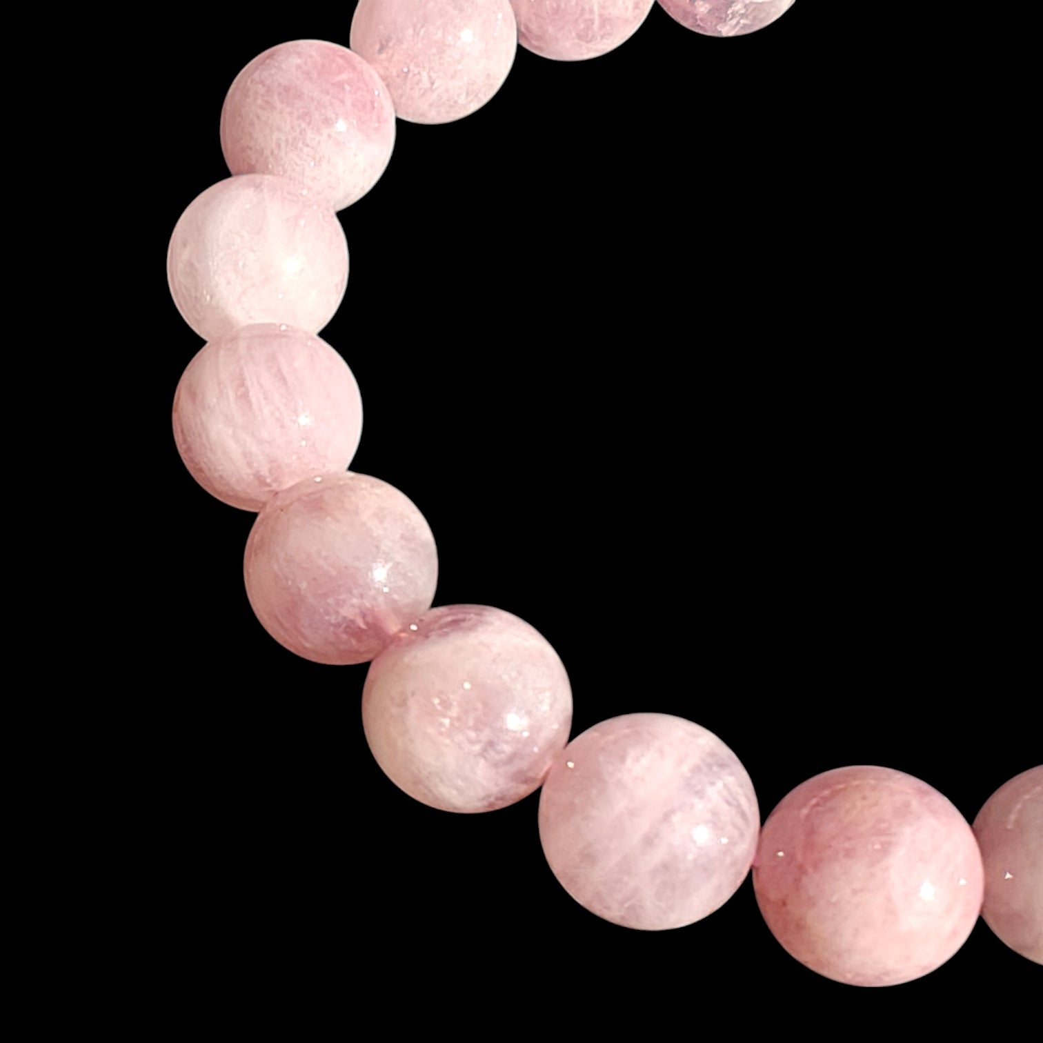 Lavender Rose Quartz Bracelet From Madagascar 8mm, 10mm