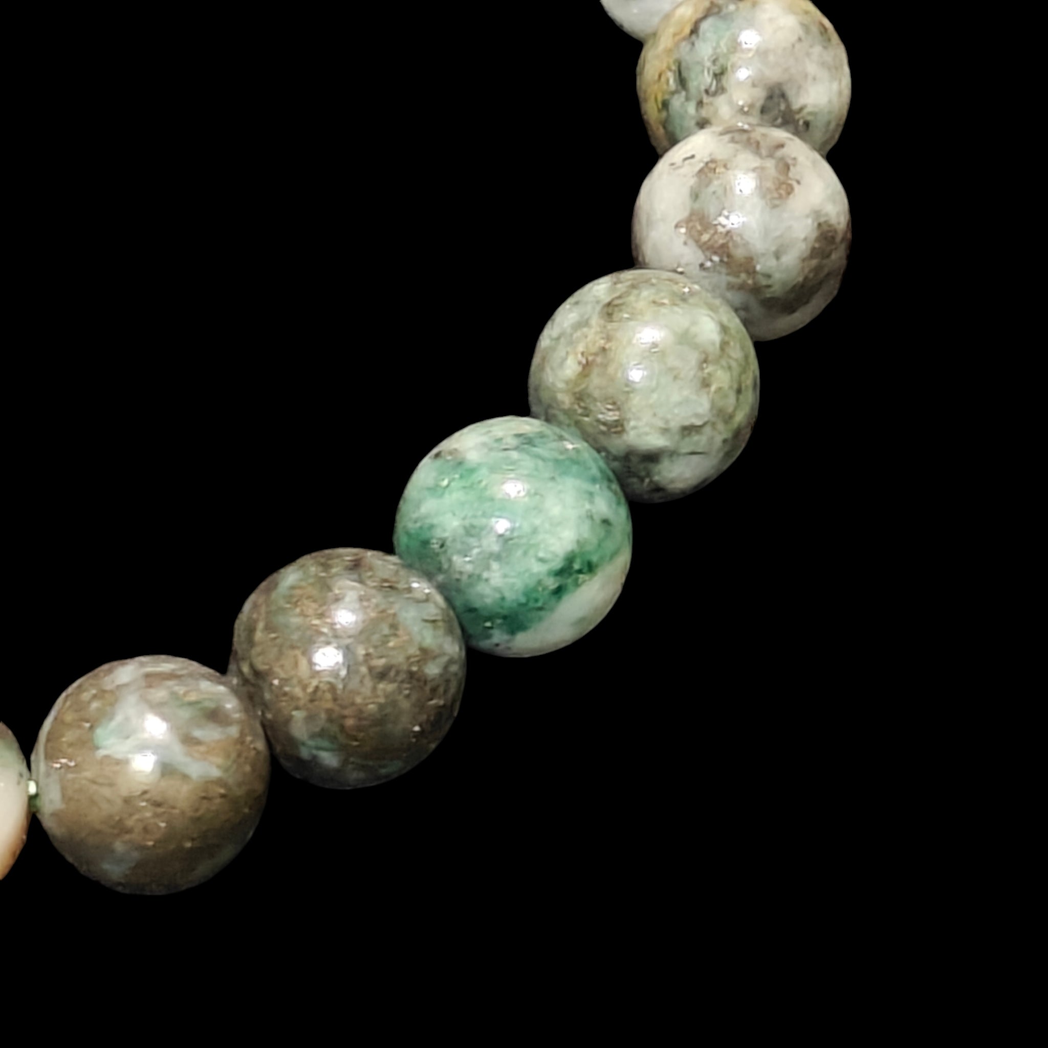 Green Pyrite Bracelet Natural Stones 