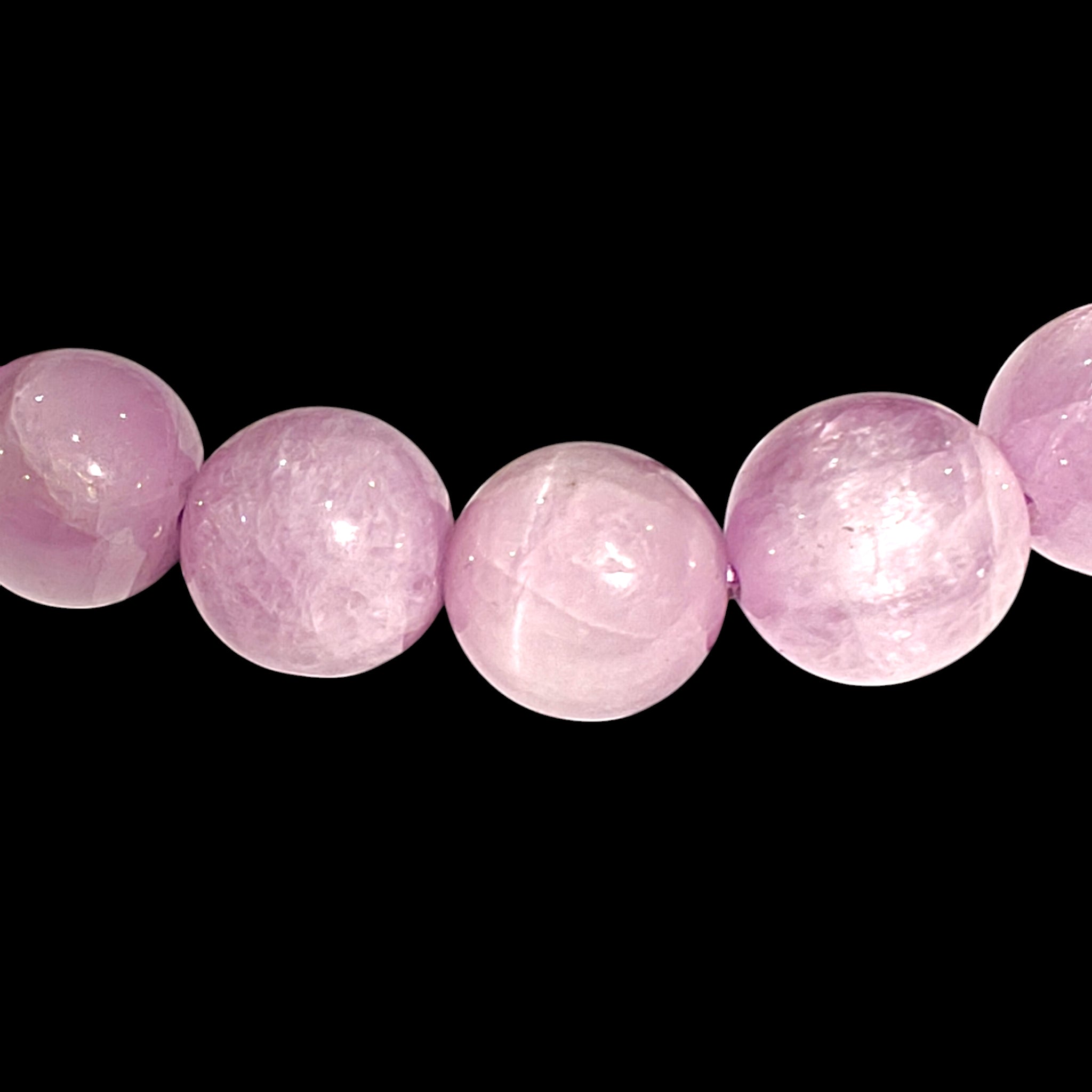 Genuine Kunzite Bracelet 10mm Beads 